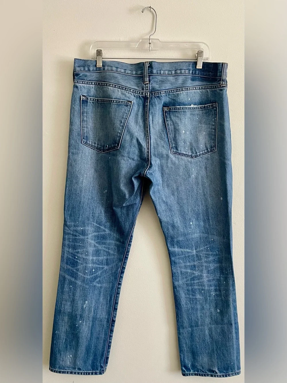 👖 J. Crew Men's Straight Blue Distressed Jeans 👖